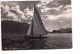 N2671 CARTOLINA In BIANCO E NERO Di Un Barca Vela Nel LARIO (Lago Di Como) - Sail Boat, Barque Bateaux - VIAG. 1952 - Altri & Non Classificati