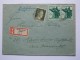 GERMANY 1944 REGISTERED EINSCHREIBEN COVER PHILIPPSBURG BADEN TO HAMBURG - Briefe U. Dokumente