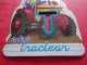 Magnet Danone  Gervais Dinosaure Tracteur Lettre T - Letters & Cijfers