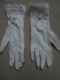 Ancien - Paire De Gants En Coton Pour Enfant, Fillette - 1940-1970