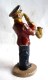 FIGURINE QUIRALU - CIRQUE - ALUMINIUM - ANNEE 50 RARE Musicien Saxophoniste - Quiralu