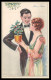 Delcampe - ITALY- ILLUSTRATEURS -«S. Bompard»- Buon Anno (5 POSTAIS) ( Ed. Melachrino Nº 498-1 A 498-5) Carte Postale - Bompard, S.