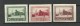 RUSSLAND RUSSIA 1925 Michel 293 - 295 MNH/MH - Used Stamps