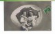 CPA-1913-JOYEUSES PÂQUES-ENFANTS-UN COUPLE D'ENFANTS DANS UN GROS OEUF- - Ostern