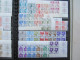 VEND BEAUX TIMBRES DE FRANCE PREOBLITERES ANNEES 1977 - 1989 COMPLETES EN BLOCS DE 4 , NOMBREUX COINS DATES !!! - 1964-1988