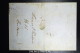 Denmark  Letter 1858 Copenhagen To Naestved Fa Nr 4 , CLOCK Letter Between P &amp; O White Spot Print Error - Cartas & Documentos