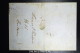 Denmark  Letter 1858 Copenhagen To Naestved Fa Nr 4 , CLOCK Letter Between P &amp; O White Spot Print Error - Lettres & Documents