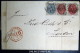 Denmark  Letter 1873 Copenhagen To London,  Fa 20 + 22 - Covers & Documents