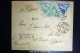 Latvija Lettland Registered Airmail Cover Riga To The Hague Holland 1921  Mi 75A + 76 A - Litauen