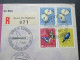 Schweiz 1957 Swissair First Flight Zürich - Geneva - Tokyo. Sonderstempel. Pro Juventute Nr. 636 MiF. - Storia Postale