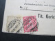 1880 Streifband 2 Farben Frankatur Nachnahme Für Ein Inserat! Expedition Des Rheinthalischen Allgemeinen Anzeigers - Used Stamps