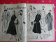 Revue Elégance 1955. Mode Féminine Enfant Fillette Homme Lingerie Tablier Robe Blouse Jupe Tailleur Hiver - Fashion