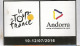 TOUR DE FRANCE 2016, ETAPE ANDORRE 12 JUILLET Enveloppe Spéciale Datée Du 12 Juillet, Adressée En Espagne - Covers & Documents