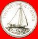 § SHIP: THE BAHAMAS &#9733; 25 CENTS 1985 MINT LUSTER! LOW START  &#9733; NO RESERVE! - Bahamas