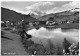 LAAX &#8594; Dorfpartie Am Seeli Vor Dem Dorf Mit Kirche Und Dem Piz Aul 1955 - Laax