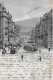 GENÈVE &#8594; Rue Du Mont-Blanc Avec Beaucoup De Passants, Chariots Et Tramway  1901 - Genève