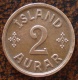 (J) ICELAND: 2 Aurar 1942 XF (1571) - Islande