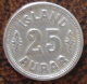 (J) ICELAND: 25 Aurar 1925 VF+ (2508) - Islandia