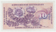 Switzerland 10 Franken 1974 AXF CRISP Banknote Pick 45u  45 U - Swaziland