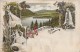 GÈRARDMER &#8594; Schöne Litho-Karte Anno 1900 - Gerardmer