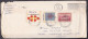 CANADA,  1972, Cover From Canada To India, 3 Stamps, Multiple Cancellations - Brieven En Documenten