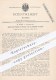 Original Patent - W. Küsel In Stassfurt , 1882 ,  Trocknen Von Körpern Und Absorption Von Gasen , Gas , Gase !!! - Historische Dokumente