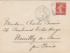 Entier Postal 138 E6 Cachet Daguin NICE Quartier De La Gare 2/12/1911 Alpes Maritimes Pour Neuilly Sur Seine - Enveloppes Types Et TSC (avant 1995)