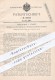 Original Patent - Fritz Kubick In Görlitz , 1901 , Herstellung Von Luftfreiem Acetylen , Karbid , Gas , Gase , Gasometer - Historical Documents