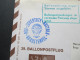 Delcampe - Österreich 1968 Ballonpost Pro Juventute Austria. Ballonaufstieg Wegen Sturmes Ausgefallen! Mauerkirchen 39. Ballon Post - Balloon Covers