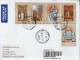 ROMANIA : JUDAICA On Cover Circulated To MOLDOVA REPUBLIC - Envoi Enregistre! Registered Shipping! - Used Stamps