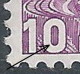 II-/-035-, N° 107a, OBL., COTE 6.00 €, ( NON REGRAVÉ ) PAPIER GRILLE , TTB,  Je Liquide - Dienstmarken