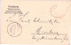 Jagd Haus UNTERDICKT Bad Münsteifel Euskirchen Bahnpoststempel 6.10.1908 Ohne Marke - Euskirchen