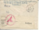 STO Seestadt Rosfock LR > Le Havre Bande Et Cachet De Censure OKW 1943 - Oorlog 1939-45