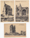 3 Postkaarten: Ruines D'Ypres : La Poste, Eglise Saint-Martin & Des Halles Et Grand'Place -  Belgie/Belgique - Ieper