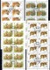 Cats Panthera Tigris Sibirische Tiger 1993 Russland 343/6,VB+12-Bl.o 24€ Naturschutz Bloque Wildlife Sheetlets Ms Russia - Sammlungen