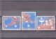 FRENCH POLYNESIA  1976 AIRMAIL OI OLYMPIC GAMES MONTREAL CANADA   COMPLETE SET 3 STAMP MNH - Ungebraucht