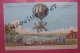 Cp La Navigation Aerienne Ballon A Ailes De Moulin Pub Chocolat Lombart - Luchtballon