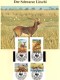 Schwarzer Litschi 1987 Wasser-Bock WWF-Set 57 Sambia 438/1 O 9€ Naturschutz Dokumentation Wild-life Cards Of ZAMBIA - Gebruikt