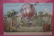 Cp La Navigation Aerienne Ballon Montgolfiere Pub Chocolat Lombart - Luchtballon
