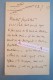 L.A.S 1902 Général LYAUTEY - Egypte Port SAID - Madagascar - Freystatter Freystaetter (?) Lettre Autographe Maréchal LAS - Autres & Non Classés