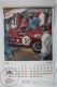 Vintage 1972 Firestone Racing Wall Calendar Illustrated By Garcia Campos - Grand Format : 1971-80