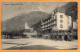 Fluelen Grand Hotel Adler 1914 Postcard - Flüelen