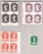 Kanada Neuschotland 1860 Probedruck 1, 2 Und 10c Im Viererblock Und 8c Einzel - Unused Stamps