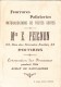 CALENDRIER Miniature Ancien L'Escarpolette De 1913 @ Format  8 X 11,2 Cm PUB Fourrure Pelleterie Peignon Poitiers (86) - Small : 1901-20