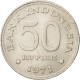 Monnaie, Indonésie, 50 Rupiah, 1971, SUP, Copper-nickel, KM:35 - Indonésie