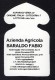 # ASPARAGI BARALDO Padova Italy Asperges Asparagus Esparragos Spargel Tag Balise Etiqueta Anhänger Cartellino Verduras - Fruits & Vegetables