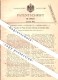 Original Patent - Johann Rossi à Niederjeutz / Yutz à Diedenhofen / Thionville , 1901 , Moteur à Pistons Rotatifs !!! - Thionville