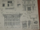 AUXERRE  ARCHITECTURE/ 1CROQUIS LAPRADE DE 1940 / CONSTRUCTIONS DU XVI / RUE DE PARIS /  31X24 CM - Architecture