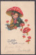 MUSHROOM ,  OLD  POSTCARD - Funghi