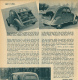 1952 : Document, AUTOMOBILE (2 Pages Illustrées) 2 CV Citroën, Traction 11 CV Citroën, 4 CV Renault... - Unclassified